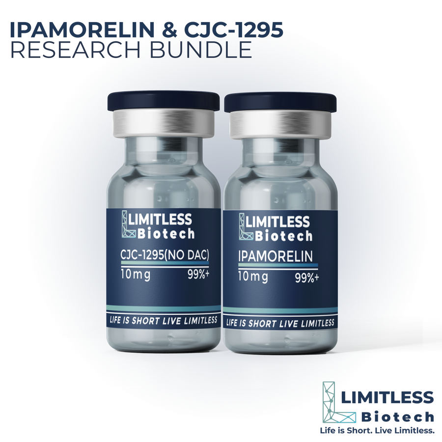 Ipamorelin 10mg & CJC-1295 (no DAC) 10mg Research Combo Pack